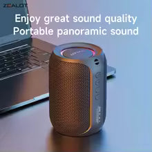 ZEALOT-S32PRO Altavoz portátil Bluetooth 5,2 para exteriores, impermeable, inalámbrico, TWS, Mini columna, altavoz para exteriores, tarjeta TF, Boom Box